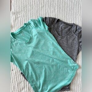 Head Women's Short Sleeve Tees - Aqua and Charcoal